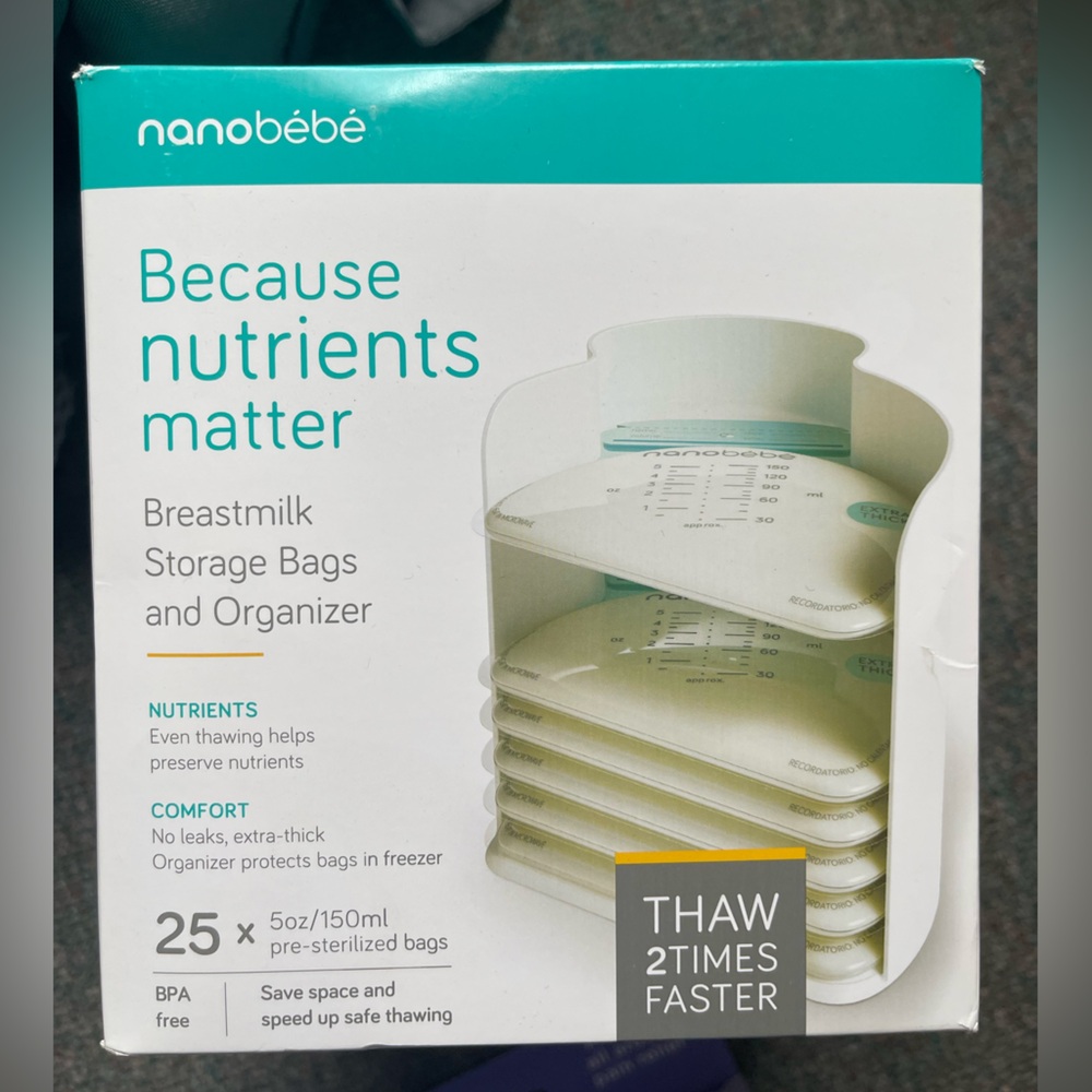 Nanobébé Breastmilk Storage Bags